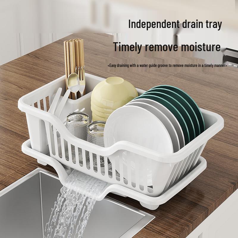 Thickened Kitchen Sink Dish Rack & Drainer Organizer