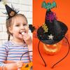 Fashion Halloween Headbands for Girls Star Hat Headband Holiday Party Hairbands Children Kids Halloween Hair Accessories