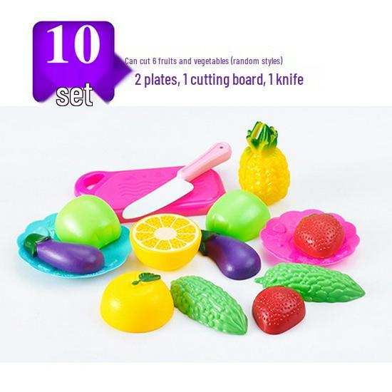 Kids' Shopping Cart Toy Set with Fruit Cutting (Multiple Sizes)