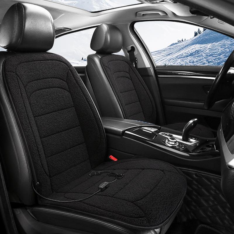 1PC Car Heating Seat Cushion USB5V Office Winter Single Seat Car Seat Electric Heating Pad 12V Truck