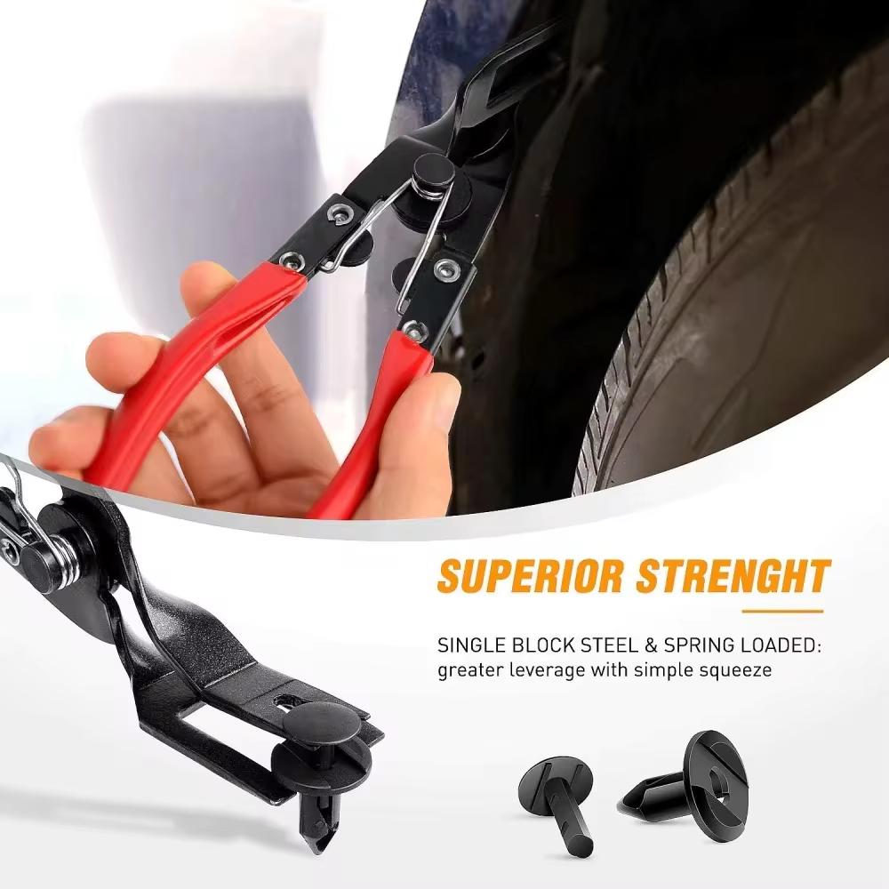 Universal Exhaust Hanger Removal Puller Exhaust Pipe Gasket Removal Plier Car Exhaust Rubber Pad Pliers Anti-Slip Handle Tools