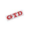 3D Metal GTD Style Emblem - For Rear Trunk & Front Grill, Compatible with Select VW Polo/Golf MK4-MK7 Models Auto Accessories