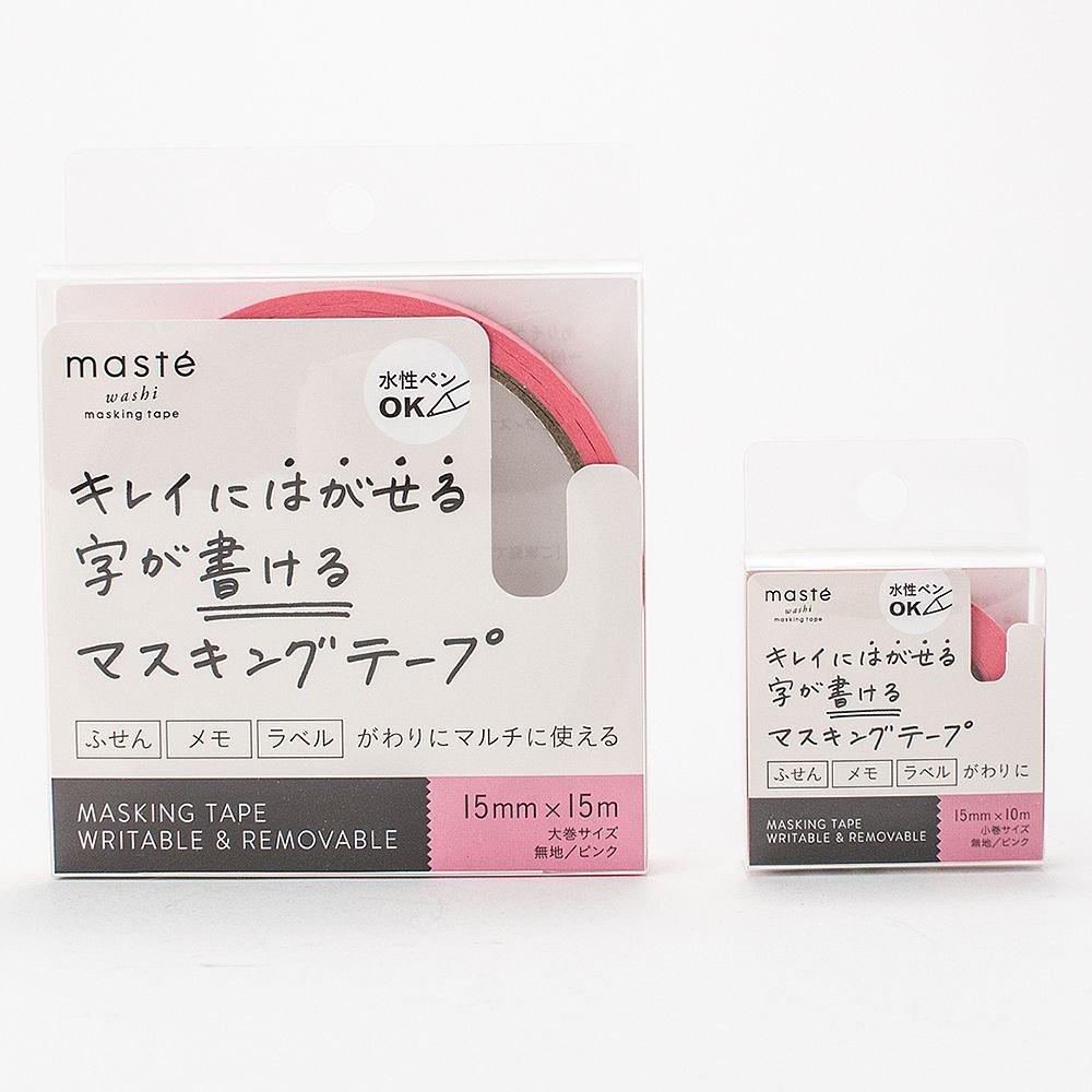 Marks Masking Small Tape, Water-Based Pen-Compatible, Roll, "Maste," Blue-Gray Grid, MST-FA04-BGY