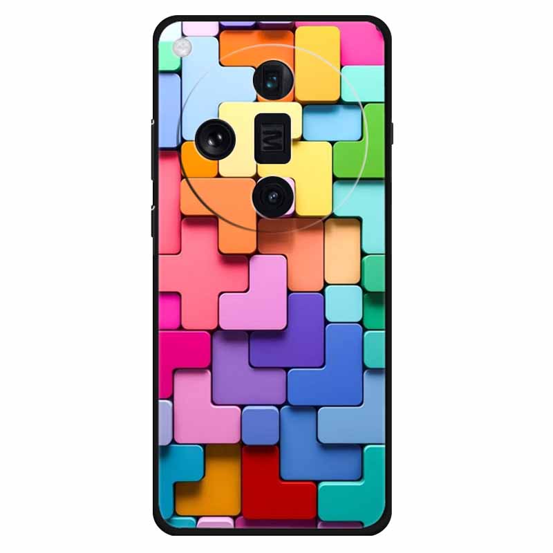 Funda For Oppo Find X7 Ultra Case Find X7 Silicone Space Wolf TPU Soft Phone Cover For OPPO Find X7 Pro/ X7 Ultra Case Cat Coque