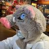 Kawaii Cosplay Prop Wild Boar Head Plush Hat Demon Slayer Hashibira Inosuke Warm Headgear Japanese Style Stuffed Anime Xmas Gift