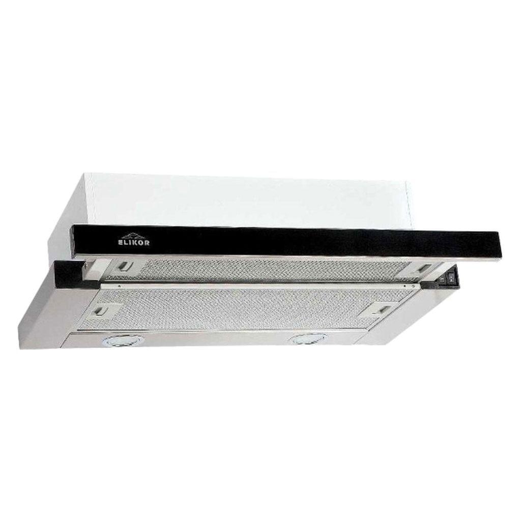 

Вытяжка для кухни Elikor Integra Glass 45h-400v2d Нержавеющая Сталь черная Стекло
