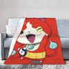 Yokai Watchs  Flannel Blanket Spring  Super Soft Bedding Throws For Boy Girl Outdoor Funny Bedspread Sofa Bed Cover