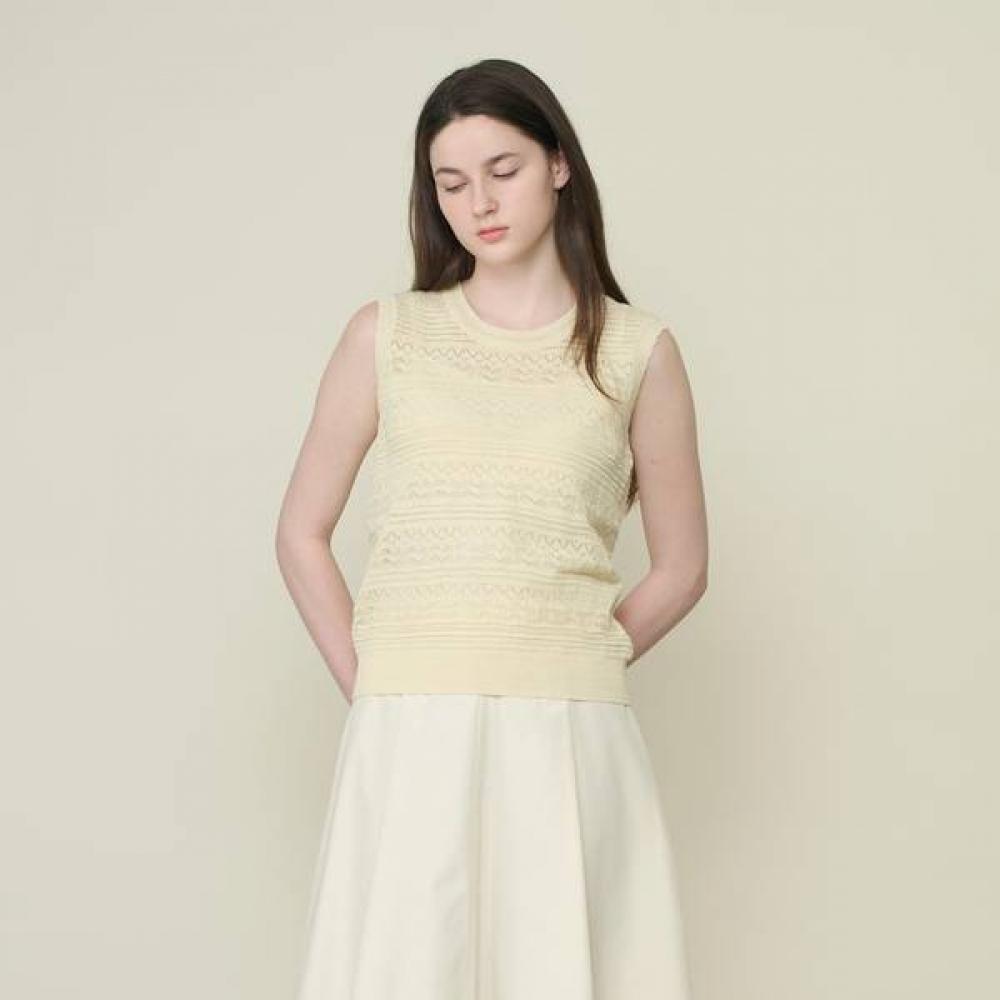 

Bcbg Scalloped Twin Sleeveless Knit B6m3k305 cream (14)/55