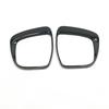 For Nissan Murano Qashqai Rogue X-Trail Pathfinder 2014- ABS Rearview Mirror Covers Rain Eyebrow Frame Exterior Accessories