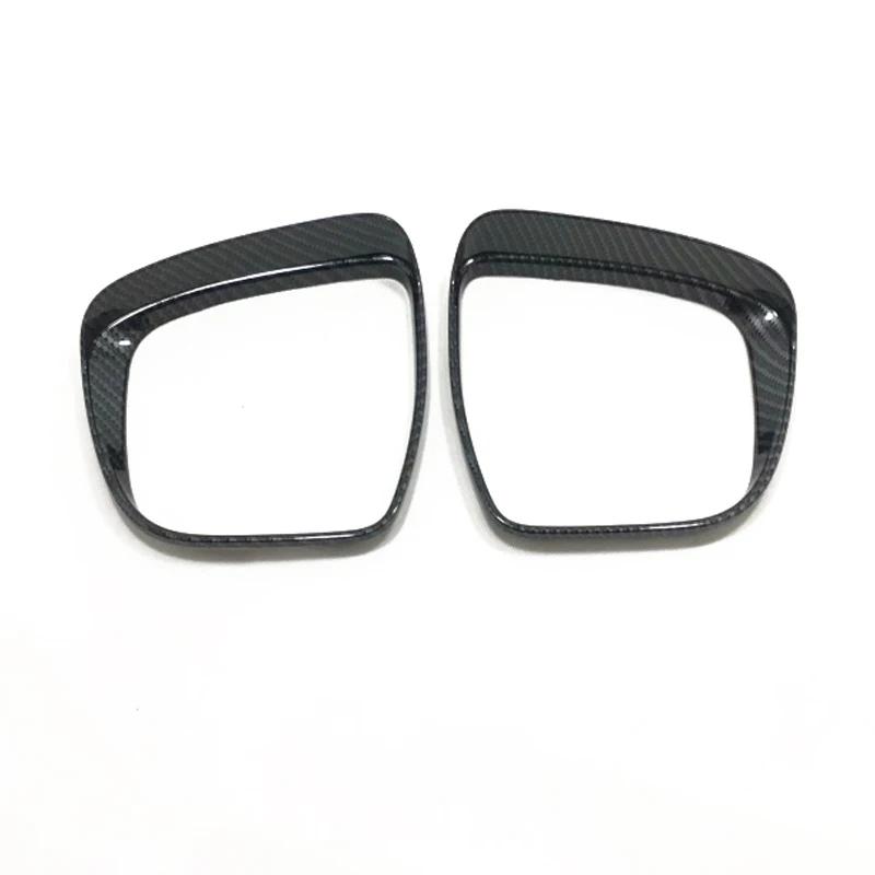 For Nissan Murano Qashqai Rogue X-Trail Pathfinder 2014- ABS Rearview Mirror Covers Rain Eyebrow Frame Exterior Accessories