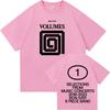 VOLUMES V1 Bon Iver Design T-shirt O-neck Summer Cotton Male Tees Unisex Streetwear Short Sleeve Loose Printing Tshirts Unisex Tops