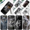 Beautiful Grey British Shorthair Cat Phone Case For iPhone 16 Pro Max 11 13 14 15 Pro Max 12 Mini XR 16 15 Plus 16e Back Cover