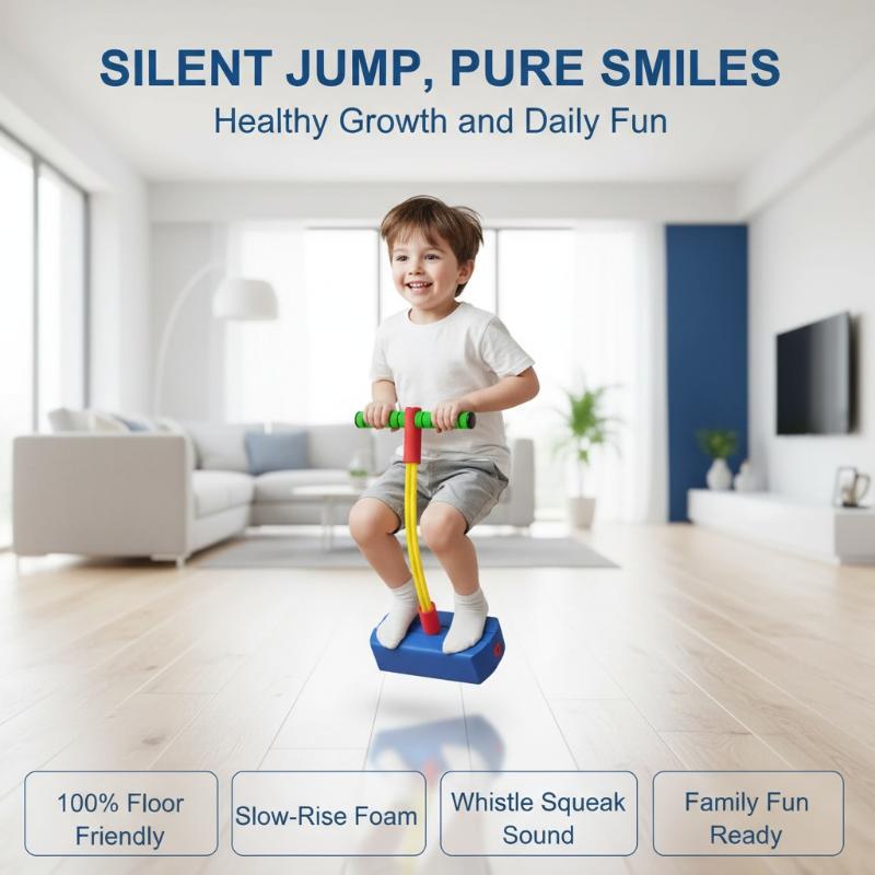 High-Jumping Frog Foam Toy Safe Rebound-Action Toy For Kids Ages 3–16 Outdoor Play Training Equipment Children'S Pogo Stick
