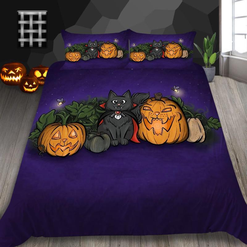 Halloween Home Textiles 3D Printed Duvet Cover Set Luxury Quilt Cover Microfiber Polyester King Queen Size Duvets Bedding
