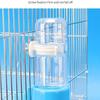 2PCS Automatic Auto Waterer For Parrots Budgies Cockatiels Safe Plastic Water Dispenser Feeder Easy Maintenances