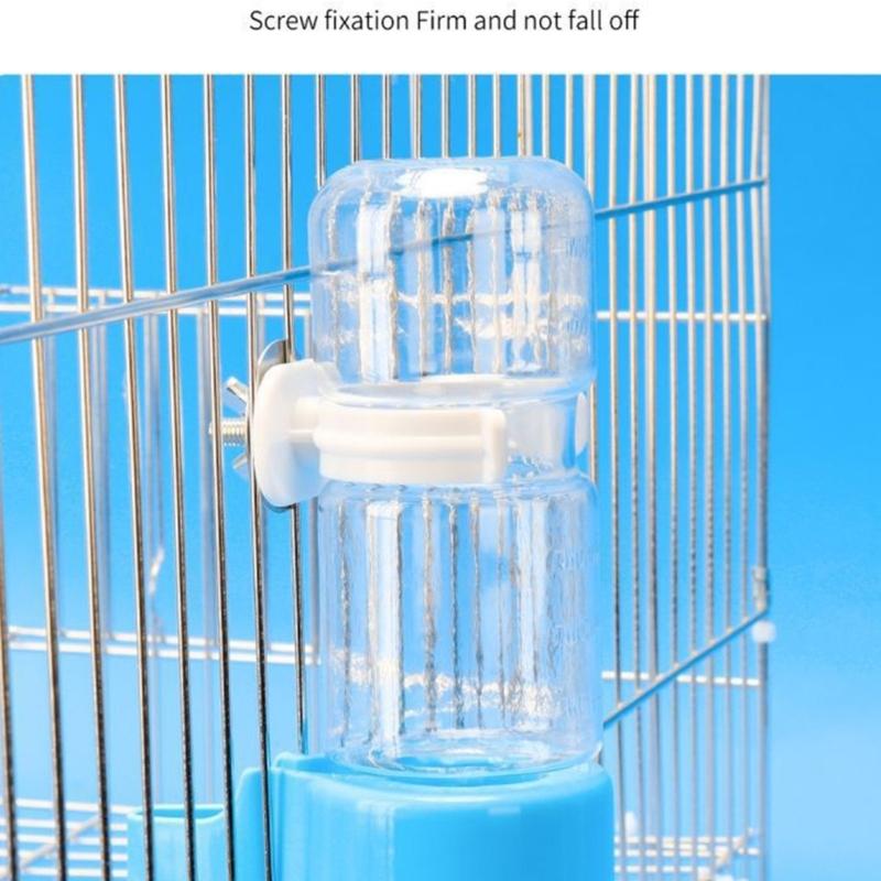 2PCS Automatic Auto Waterer For Parrots Budgies Cockatiels Safe Plastic Water Dispenser Feeder Easy Maintenances
