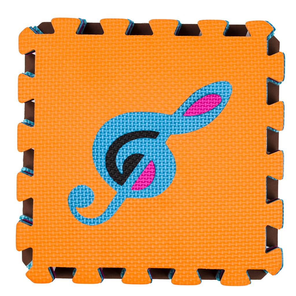 Children's foldable foam puzzle mat for the floor to play with for a first birthday