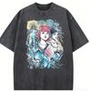 Life is Strange Anime Lover Washed T-shirt Year round clothing high quality personality Clothes Plus Size Unisex New Model Couples tee