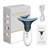 Neck Face Beauty Device EMS 3 Colors LED Photon Therapy Skin Tighten Reduce Double Chin Anti Wrinkle Massager Face Lifting Tool