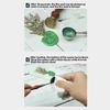 Wax Seal Melting Spoon Wooden Handle Copper Silver Spoon Making Wax Seal Tool