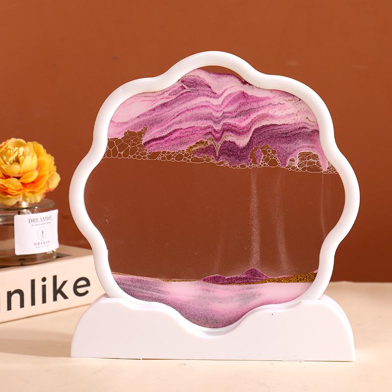 

Sandscape Живая картина из движущегося песка Зыбучий песок 3D Жидкие песочные часы Глубоководный текучий песок Картина Рамка Офис Домашний декор Подарки