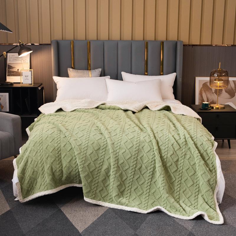 Sherpa Throw Blanket for Couch Sofa - Fuzzy Soft Cozy Blanket for Bed, Fleece Thick Warm Blanket for Winter