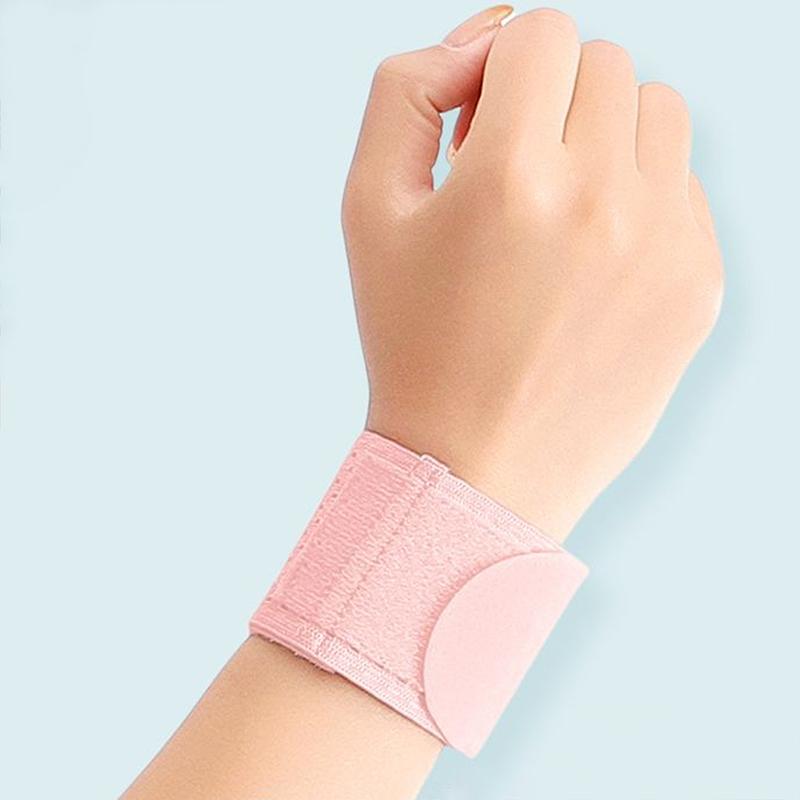 

1 шт. Напульсник Дышащий Тонкий Компрессионный Напульсник Поддержка Для Тренировок Фитнеса Тяжелой Атлетики Тендинита Боли Растяжения Унисекс розовый