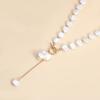 Accessories Baroque Special-Shaped Pearl Pendant Collarbone Chain Women'S Retro Design Double-Layer Necklace Jewelry