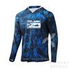 Mens Quick-Dry UV Protection Fishing Hoodie Long Sleeve Performance Shirt Outdoor Sports Cycling Apparel