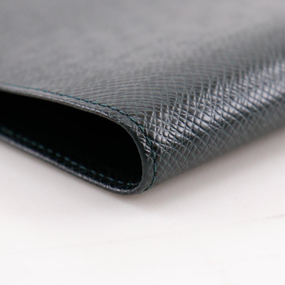 LOUIS VUITTON Agenda Bureau Notebook cover R20407 Notebook cover Epithea Deep green Taiga mens Used