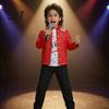Themenparty Kostüm 1 Set Retro Popstar für Jungen, 80er 90er Star Outfit Musik Thema Halloween Kostüm, Rote Jacke, Hemd und Hose Bühnenauftritt