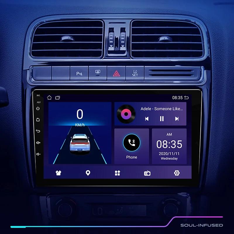 JIUYIN 2 din Android 12 Auto Radio For VW Volkswagen POLO 5 sedan 2008- 2020 Carplay Car Multimedia GPS autoradio