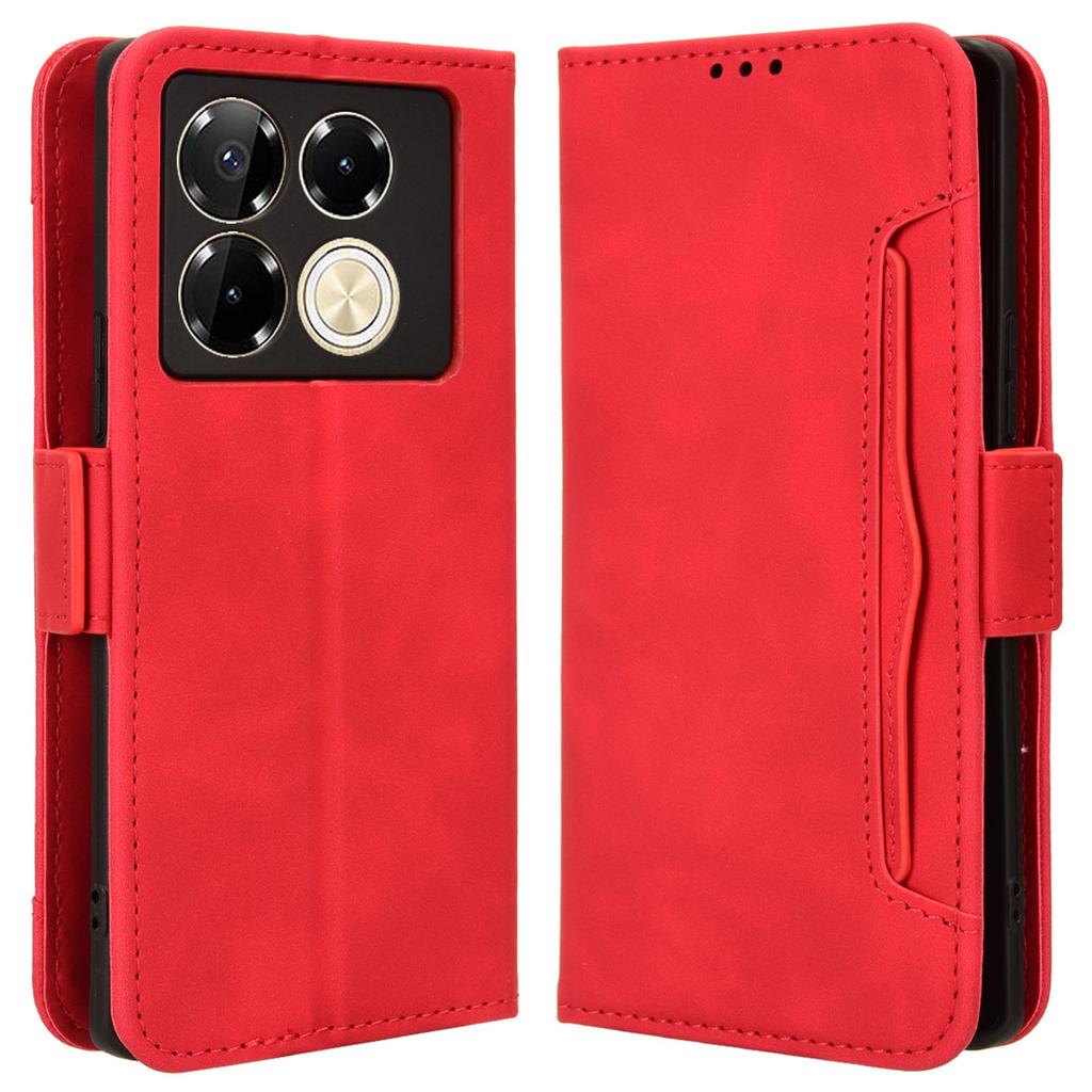 For Infinix Note 40 Pro 4G X6850 Magnetic Phone Case with Multiple Card Holders