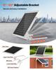 20W 12V Solar Battery Trickle Charger Maintainer, Mono Solar Panel Battery Charger with Built-in MPPT Controller & Adjustable Mount Bracket, IP65