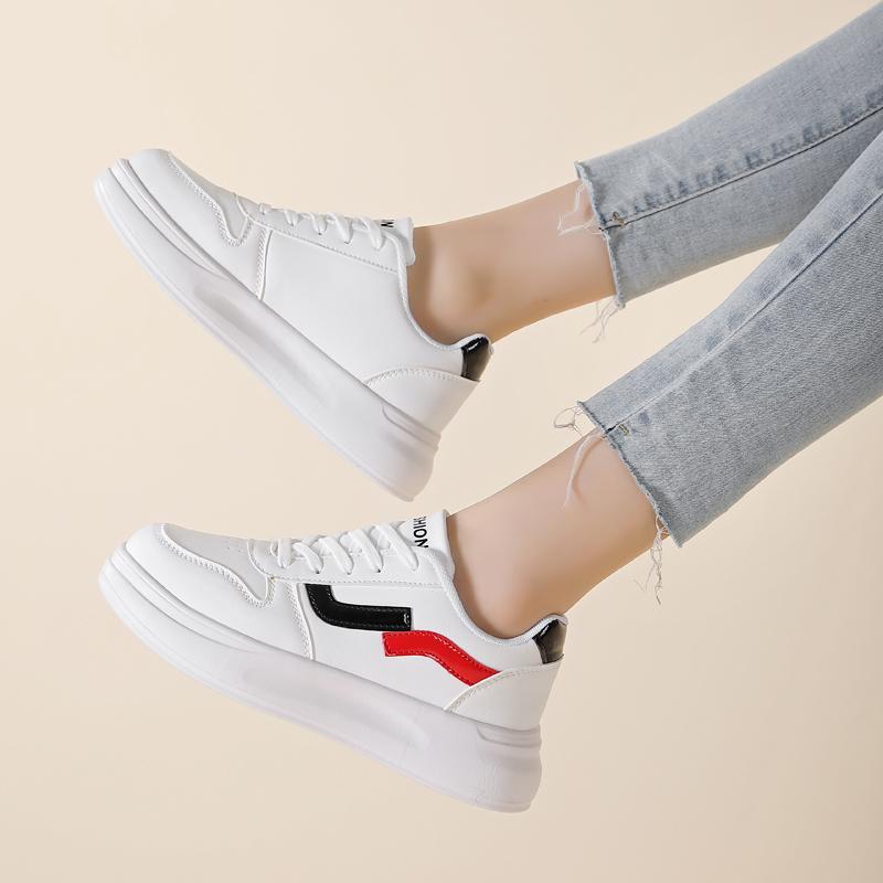 36-42 Women Sneakers Women's PU Leather Sneakers Sports Shoes Flats