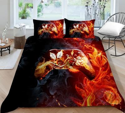 Microfiber Bedding Sets For Kids,Gaming Duvet Cover Set, Printed Video Games Comforter Cover,Playstation Designs,Bed Set For Boy