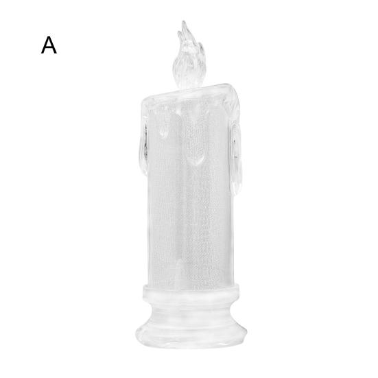 Glowing Candle Safe Light Plastic Soft Portable Electronic Feast Decoration Candle for Birthday