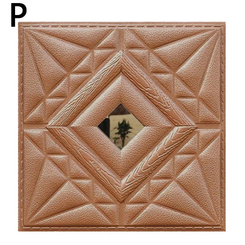 1 x 3D-Wandaufkleber für Wohnzimmer, Hintergrund, Ziegelstein, selbstklebend, 30 x 30 cm, Heimdekoration