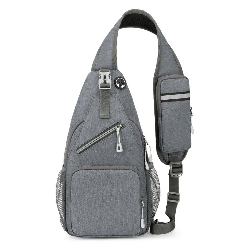 Oxford Cloth Chest Bag Crossbody Bag Multifunction Shoulder Bags Men And Women Outdoor Leisure Travel Shoulder Bags Backpacks