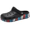 Summer New Eva Breathable Lightweight Men'S Casual Slip On Beach Slipper Waterproof Garden Shoes Outdoor Hollow Walking Slippers