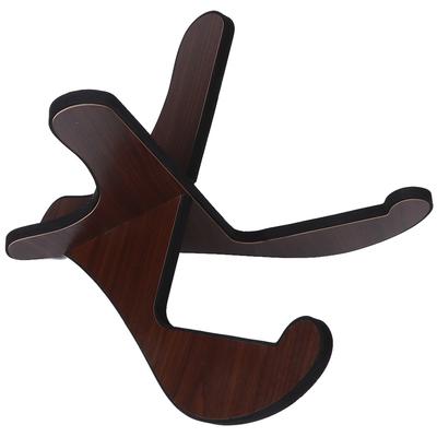 Gitar Standı Ukulele Keman Aksesuarları Ahşap Sökülebilir Üst Düzey Kullanışlı Depolama(Koyu renkli ahşap