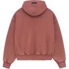 Fear of God Essentials Heavy Fleece Vintage Shrunken Hoodie Chest Letter Printed Long Sleeve Hooded Sweatshirt Men Crimson 192BT246216F
