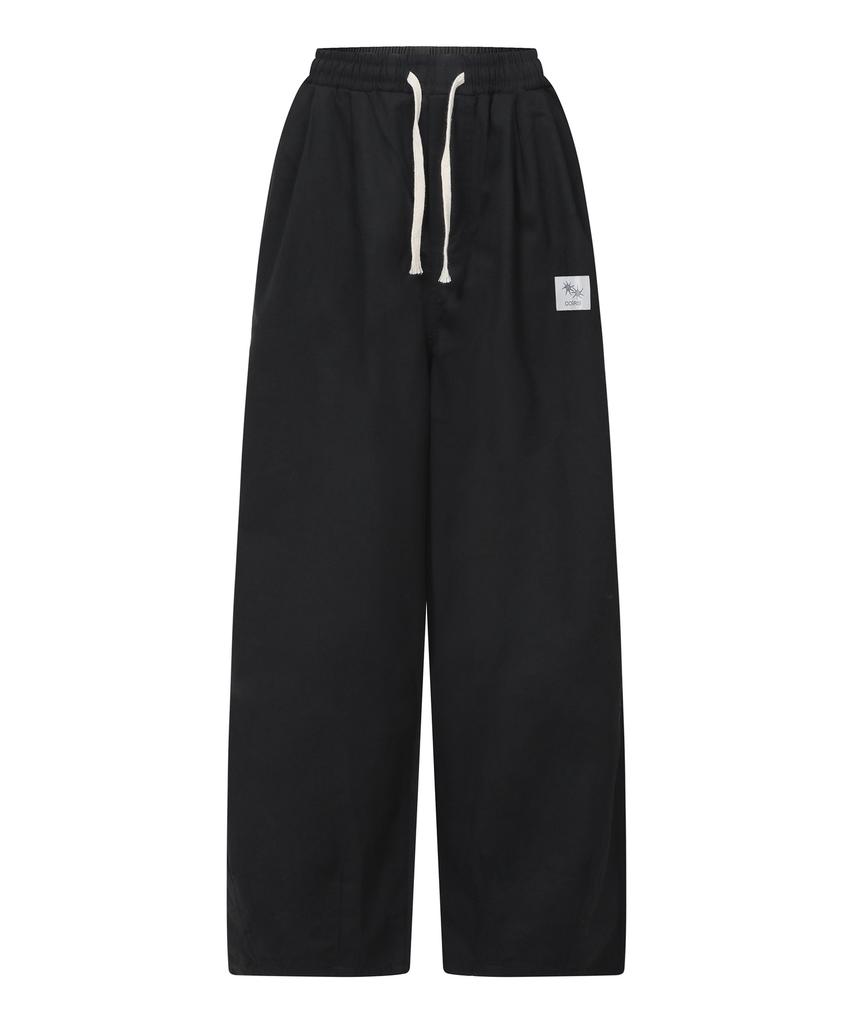 Koiliseu Corvin Pintuck Wide Elastic Waist Pants (3 Colors)