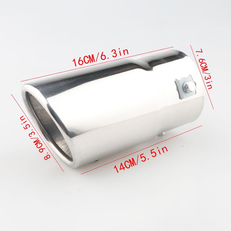 Stainless Steel Exhaust Tip for Toyota Reiz, Camry, Old Crown, Prado, and FJ Cruiser Modifications