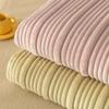 2024 new 310g high gram weight Class A milk fleece mother and child striped jacquard blanket coral fleece