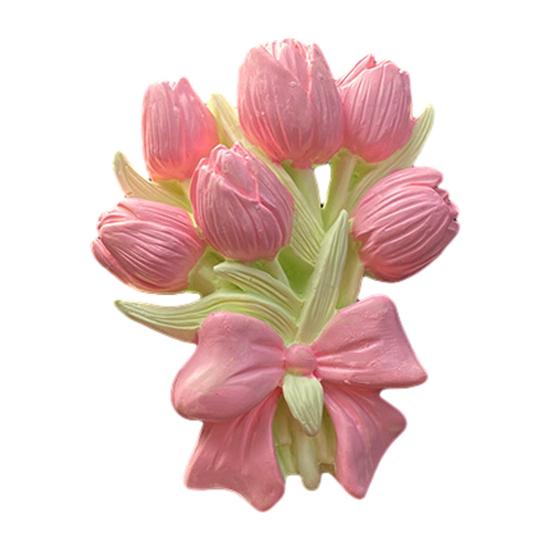 Decorative Floral Air Vent Clip Cute Tulip/Butterfly Car Air Conditioner Outlet Clip Charm for Auto Interior Accessories