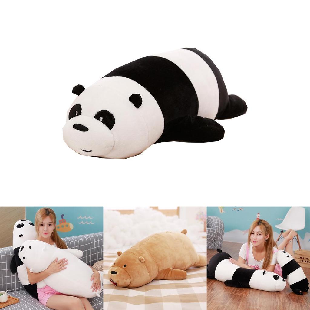 Delizioso Peluche We Bare Bears da 80 cm con Adorabili Personaggi Grizzly e Panda