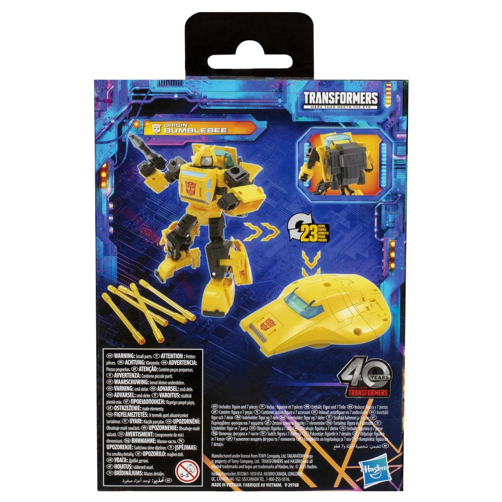 Transformers Legacy Deluxe Class Origins Bumblebee 5.5" Figurka akcji Transformation 8+