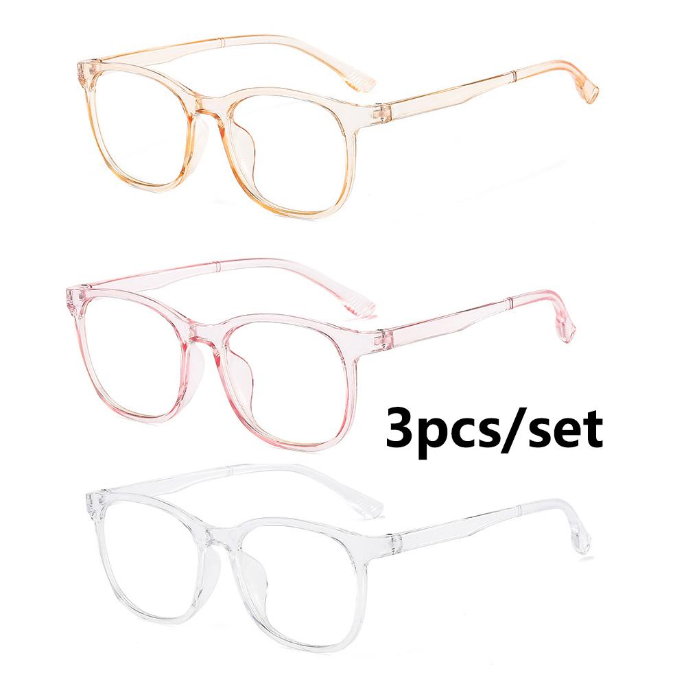 New Transparent Square Computer Glasses Frame Women Men Anti Blue Light Rectangle Eyewear Blocking Optical Spectacle Eyeglasses