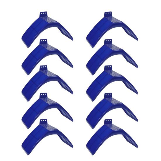 

Сідала для голубника, Підставка для відпочинку гоночних голубів, Пластикова легка підставка для відпочинку голубів, Тримач для сідала птахів для папуг та інших птахів 10 pcs синій